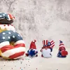 Supplies American independence decoration gnome ornament resin statue dolls 4th of July veterans memorial figurines gift P230512