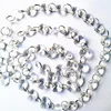 Lustre cristal 150 M/Lot guirlande diamant brin acrylique octogone perles chaînes lumineuses rideaux pour la décoration de fête de mariage