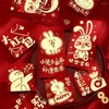 Presentförpackning 18st 2023 år av tecknad röda kuvert kinesiska paket vårfestival Hongbao bröllopspåsa