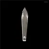 Chandelier Crystal 200pcs/lote 76mm U-Drop Icicle Prism para pendores pendurados pendentes