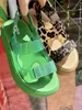 Sandaler Summer Melissa Muffin Thick Sole Women s Casual Sports Shoes Candy Color Leopard Print Brave Beach Female 230511