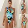 Mulheres de banho feminina Sexy Mulheres One Peça Micro Bikinis Set Swimming Beach Artlewear Bathing 2023 Verão Brasileiro