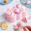 Tools Mold Ice Cube Molds Popsicle Maker Platsic Kitchen Tools Popsicle Mold Tray Silicone Mould 230512