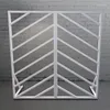 Party Decoration 2pcs/set)white Window Mental Panel Backdrop Stand For Event Yudao964