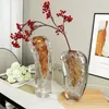 Vases Bubble Art Vase en verre Décoration de la maison Salon Salle à manger Artefact de table