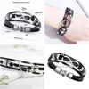 Kette Neue Mode Handgemachte Lederarmband 8 Armbänder Für Frauen Mti Layer Wrap Armband Schmuck Drop Lieferung Dhgarden Dhmvl