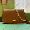 7A najwyższej jakości projektanta mody mody Messenger na ramię torebki crossbody okrągłe listu z blokadą oryginalne torby skórzane 699268