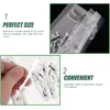 Storage Bottles Silicone Transparent Flower Stamp Clear Journaling Toys