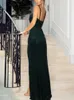 Casual Dresses Women Evening Party Maxi Dress Strapless Sexy Skinny Sequin Summer Gowns Vestido Femme Robe Real Picture