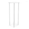 Candle Holders 12pcs)Clear Acrylic Crystal Beautiful Flower Stand Base To Wedding Centerpiece Table Yudao1441