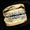 Anpassade hiphopsmycken 925 Sterling Silver Diamond Grillz Iced Out VVS Moissanite Grillz