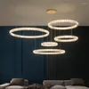 Chandeliers Modern Lustre Crystal Led Lighting Living Room Decor Chandelier Lamp Dining Hanging Light Fixture Luminaire