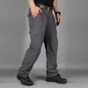 Pantalons pour hommes Casual Summer Cargo Pants Hommes Pantalons tactiques à poches multiples Pantalons militaires pour hommes Imperméables à séchage rapide Plus Size S-5XL Pant 230512