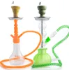 두꺼운 물 담뱃대 Shisha 원 호스 색상 컵 봉