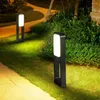 Luz de pilar de Villa de aluminio resistente al agua 50/70CM lámpara de césped de paisaje exterior moderna camino de patio