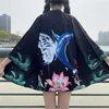 Abbigliamento etnico Donna Beach Kimono Haori Cardigan in stile giapponese Samurai Costume Yukata Protezione solare