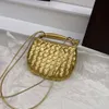 Weave Bags Crochet Tote Handbag Clutch Bags Shoulder Crossbody Handbags Metal handles Genuine Leather Wallet Internal Zipper Pocket Small Purse