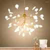 Chandeliers Modern Firefly LED Chandelier Light Stylish Tree Branch Lamp Luxury Ceiling Chandelies Hanging Lighting