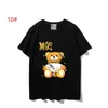 Sunmmer Dames Heren Ontwerpers T-shirts T-shirts Mode Brief Afdrukken Korte mouw Lady Tees Luxe Vrijetijdskleding Tops T-shirts Kleding Moschino