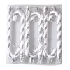 Kerstdecoraties E9LA 6 PCS Candy Cane Ornamenten Xmas Tree hangende hangerse decoratie voor feestelijke feestdag PO PO -rekwisieten