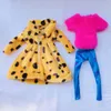 Vêtements de poupée 5 articles/lot tenue accessoires de poupée Miniature enfants jouets choses pour Barbie bricolage enfants jeu cadeau de noël