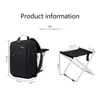 Väskor vikbar stol ryggsäckstol bärbar aluminiumlegering ryggsäckstolstol camping ryggsäck företag ryggsäck studentskolväska