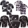 2023 Nuova F1 Tie Dye T-shirt Formula 1 Sito ufficiale T-shirt da uomo Maglia a maniche corte Estate Fans Tuta da corsa Top Tee