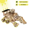 Novelty Games Robotime 3D Puzzle 4 slags rörliga träleksaker Space Hunting Solar Energy Building Kits Gift For Children Teens Adult LS402 230512