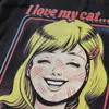 Camisetas de camisetas angustiadas masculinas estampas de gato engraçado camisetas de thamirt de tamanho de streetwear hip hop casual camisetas de manga curta 2023 harajuku top solto t230512