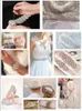 Party Dresses Real Image Dotted Tulle Homecoming V Neck Short Sleeve Graduation Birthday Dress Sexy Open Back Bride Gowns