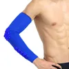 Knee Pads 1pc Long Breathable Elbow Elastic Arm Sleeve Protectors Polyester Spandex Arms Cover Protector Outdoor Tennis Sportswear Accesso