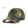 Snapbacks kafatası taktik askeri airsoft kapak ayarlanabilir nefes alabilen güneş vizör kamyoncu şapka ağ avı yürüyüş beyzbol iskeleti snapback p230512