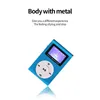 Mini Mp3 Player Portable Music Video Supporting SD TF Card 3.5mm gränssnitt Fashion Spelare Display Releasing