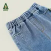 Jeans Amila bébé filles Denim pantalon printemps mode bleu doux Jeans décontracté pantalon droit enfants vêtements pour 0-6 ans 230512