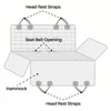 Przewoźnicy Cawayi Kennel Składane nośniki psa Wodoodporne tylne tylne tylne psa fotelika samochoda Oxford Maty Hammock Protector z paskiem bezpieczeństwa