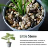 Decorative Flowers Artificial Plants With Gray Pot Fake Green Plant Bonsai Potted Landscape Indoor Decor For Home Desk Bathroom Bedroom