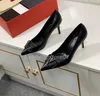 2023 New Women High Heels Sandals Red Shiny Bottom Pointed Thin Heels 8cm 10cm 12cm Nude Black Patent Leather Summer Womens Shoes with Dust Bag 34-44 b4