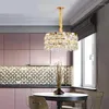 Chandeliers Gold Crystal Lamp Ceiling Modern Light Luxury Large Chandelier Living Room Restaurant Bedroom Golden