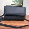 Omuz çantaları lüks çanta kadınlar mat siyah zincir kare püskül çanta kadın tasarımcı en kaliteli gerçek deri zincir telefon çanta 211220Luxurybags886