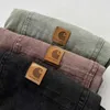 2023 men's pants fashion brand Carhart B01 B136 washed to make old overalls knee cloth logging pants trousers