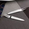 200pcs/lot Stainless Steel Dinner Forks Salad Dessert Fruit Fork Tableware Kitchen Cutlery Dinnerware Cake Dessert Fork