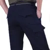 Calça masculina calça tática Homem Homens de verão Casual Exército estilo militar calças mensagens de carga masculina calça de seca rápida masculino Baixo xxxxl 230512