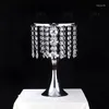Party Decoration 12pcs) Hanging Beads Crystal Tall Flower Stand For Wedding Table Centerpiece Yudao1415