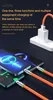 3 In 1 Fast Charging Cable 6A 120W Metal Liquid Silicone Type C Micro USB Data Charger Cable 1.2M Line For iPhone Android