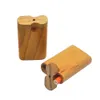 喫煙パイプ新しい木製の煙パイプは小さく、便利で、掃除が簡単です。ピーチウッドタバコボックス