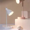 Lâmpadas de mesa Creative LED LED Nórdica Lâmpada Proteção para os olhos Touch Dimn USB Recarregável a cabeceira decoração da casa