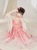 Ethnic Clothing New Improved Pink Hanfu Suit Chinese Style Female Adult Classical Dance Clothes Tang Song Dynasty Embroidery Dresses DQL7534 G230428