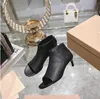 Designer runway popular short boots, high-quality cowhide cashmere material, high heel sandals, factory shoes latest popular single item shoes for women's shoes