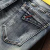 Erkekler Kot Vintage Erkekler Basit Tasarım Sokak Giyim Denim Pantolon Trend Marka Pantolon Sıradan Katı Bikter Motosiklet Cep Dekorasyon