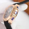BLHF Eleganti orologi da polso cronografi sportivi Peta P 5968 Cronografo cinturino arancione Designer Luxury Style 2p Choser